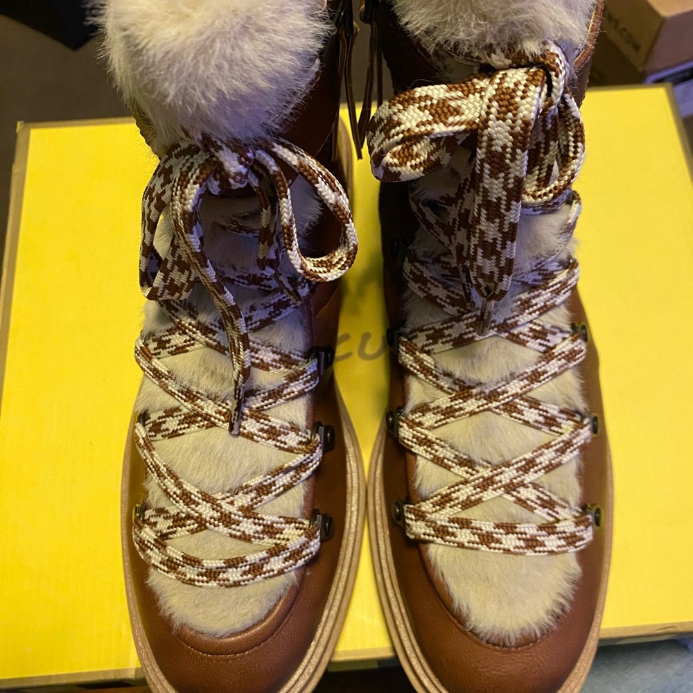 Sam Edelman faux fur boots
